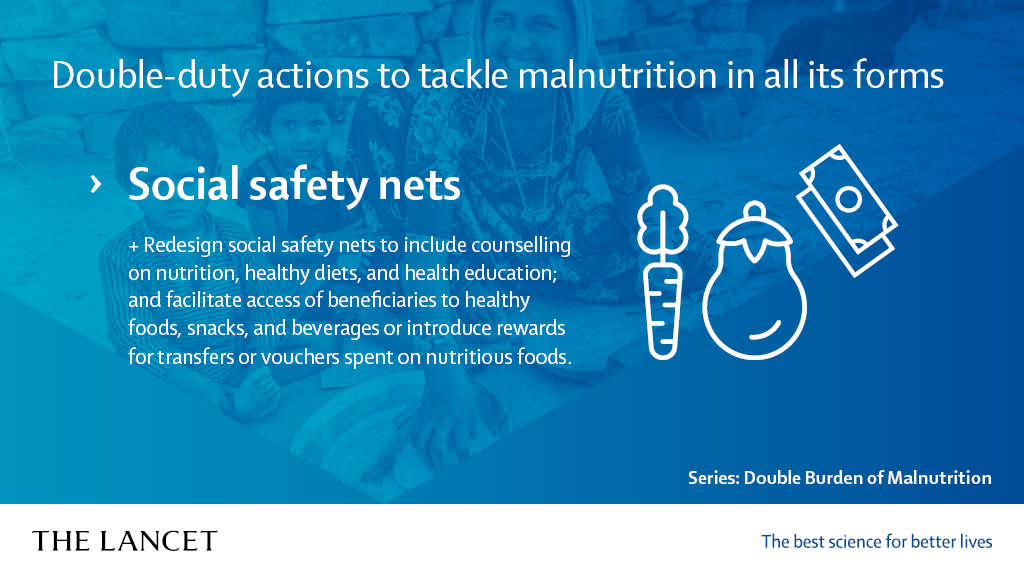 Manifesto on the Double Burden of Malnutrition | The Lancet - Social safety nets