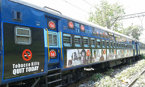 Tears You Apart campaign features on India's railways