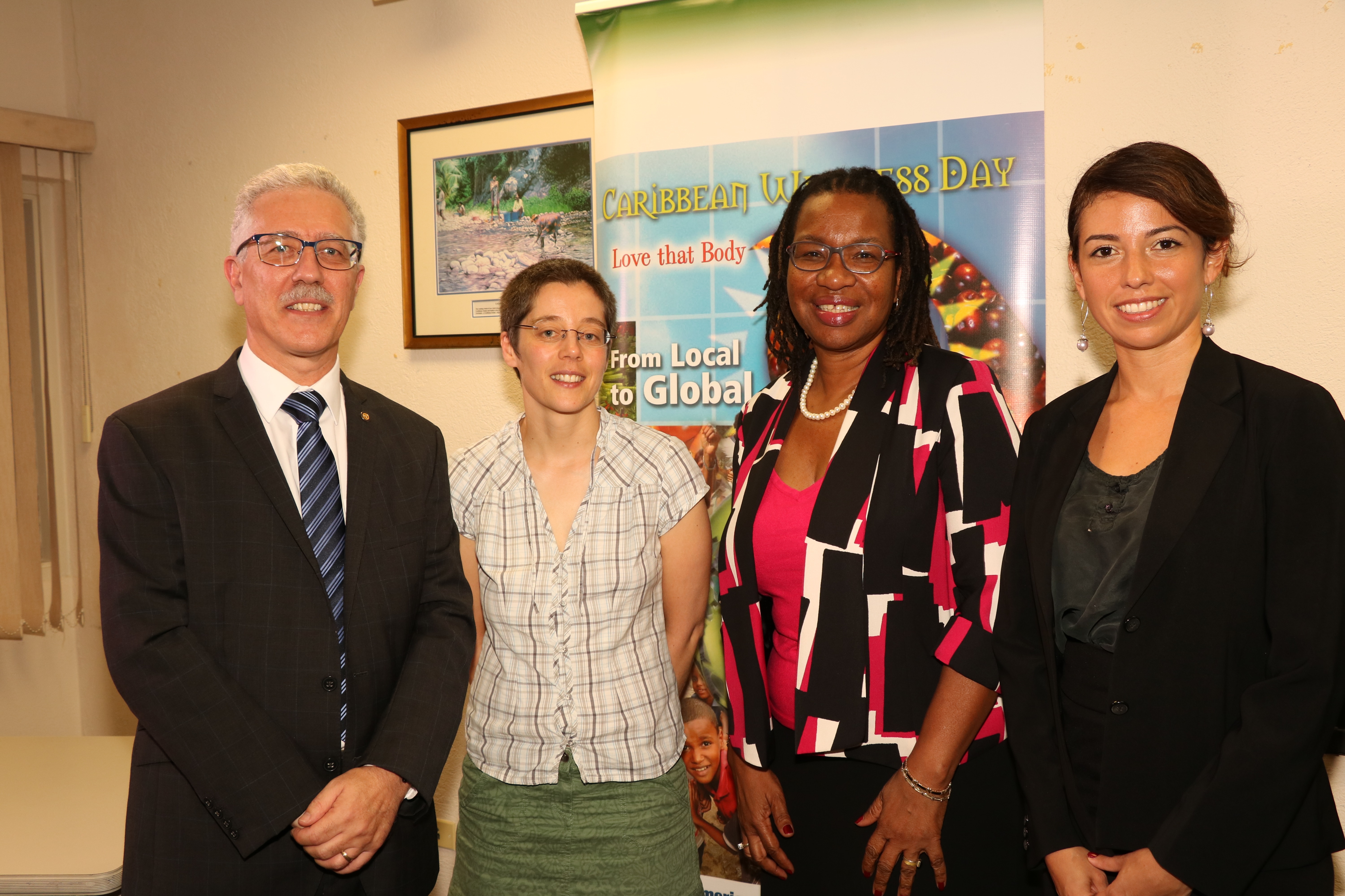 Dr Godfrey Xuereb, Pan American Health Organisation; Dr Jean Adams, University of Cambridge; Dr Alafia Samuels, Chronic Disease Research Centre and Ms Miriam Alvarado, University of Cambridge