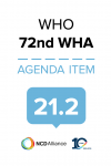 72nd WHO WHA Statement on Item 21.2 Outcome of the Second International Conference on Nutrition 