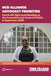 NCD Alliance Advocacy Priorities: 4th High-level Meeting of the UN General Assembly on the prevention and control of NCDs in 2025