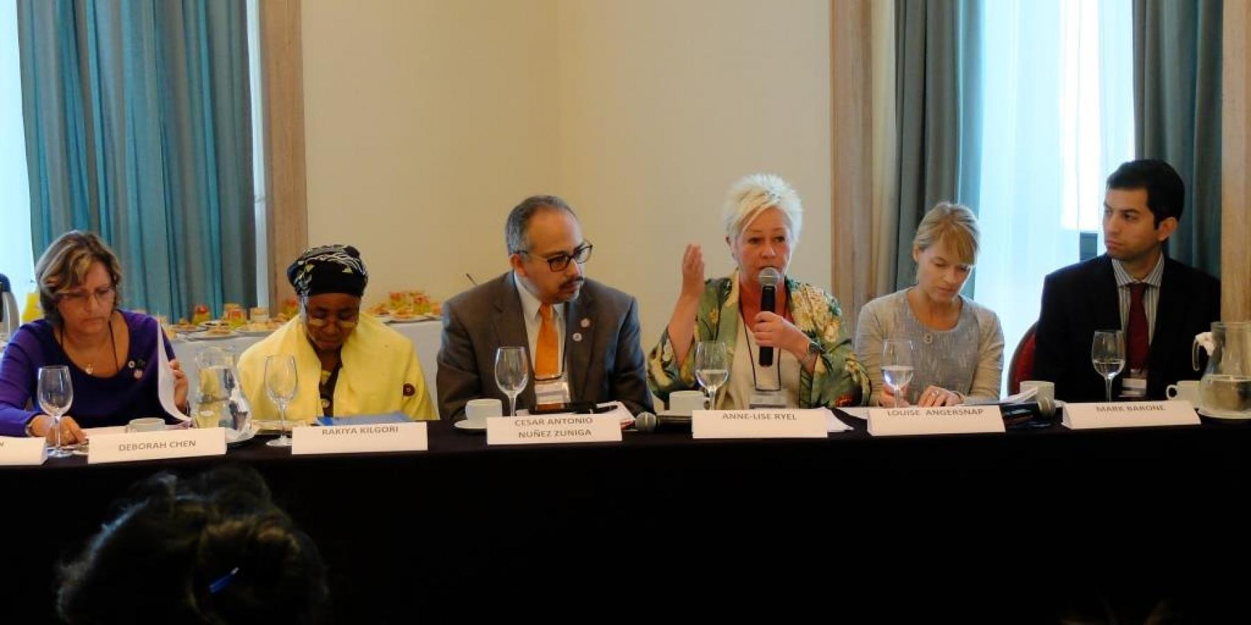 Speakers at the NCD Alliance Breakthrough Breakfast