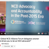 2015 Global NCD Alliance Forum delegates answer: 