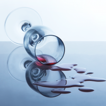 spilt wine square Shutterstock