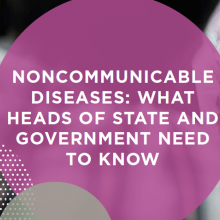 What government ministries need to know about NCDs