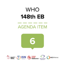 Joint Statement at the 148th session of the WHO Executive Board, Agenda Item 6: item 6, Draft Decision on Addressing Diabetes as a Public Health Concern