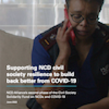 NCD Alliance’s second phase of the Civil Society Solidarity Fund on NCDs and COVID-19