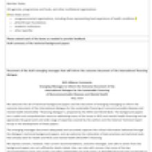 International dialogue on sustainable financing for noncommunicable diseases and mental health consultation – NCD Alliance response