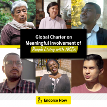 Global Charter on Meaningful Involvement of People Living with NCDs