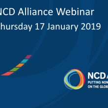 NCD Alliance Webinar, 17 January 2019