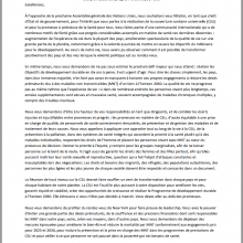 Lettre ouverte aux gouvernements à l’approche de la Réunion de haut niveau sur la CSU