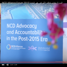 Global NCD Alliance Forum 2015 - Day 1 video