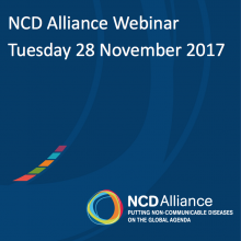 NCD Alliance Webinar, 28 November 2017