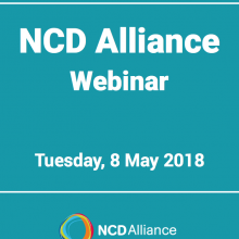  NCD Alliance Webinar, 8 May 2018