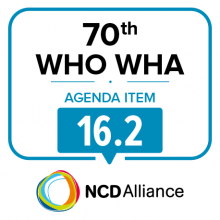 70th WHO WHA: Agenda Item 16.2: Role of the health sector in the sound management of chemicals - Statement