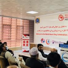 Afghanistan NCD Alliance joins global movement for World Heart Day and Breast Cancer Awareness month 