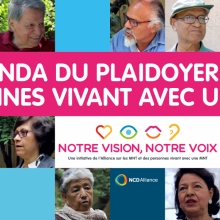 Agissez pour faire avancer l’Agenda du plaidoyer des personnes vivant avec une MNT