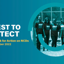 The Global Week for Action kicks off next week! Are you ready to #ActOnNCDs?