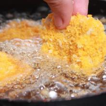 Ultra-processed foods being fried