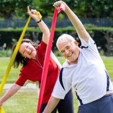 yoga with older people