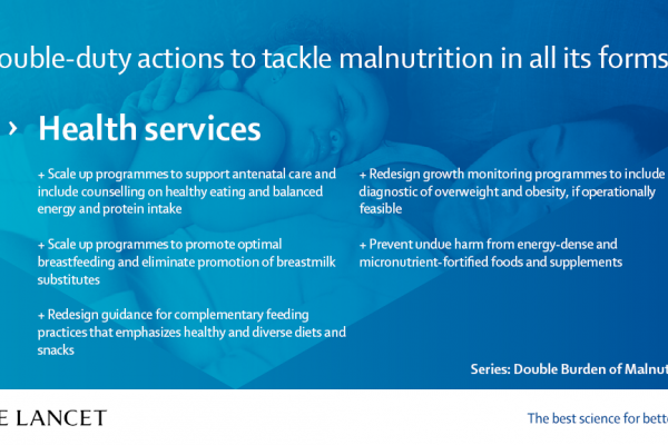 Manifesto on the Double Burden of Malnutrition | The Lancet - Health services