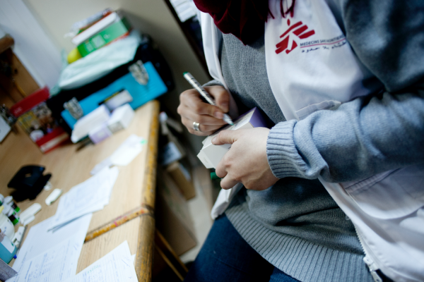 MSF Pharmacy. © N'gadi Ikram / Courtesy of MSF