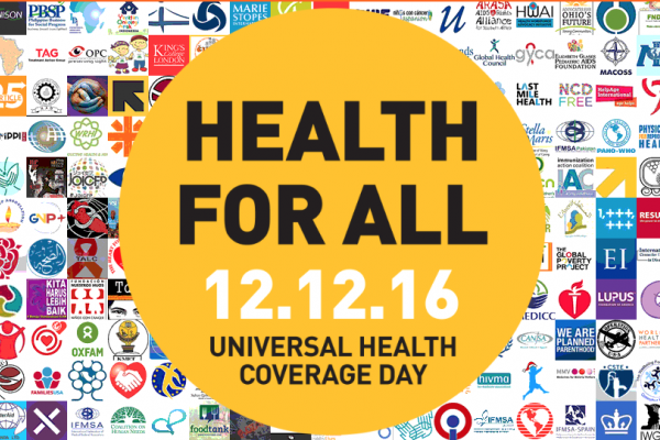 UHC Day 2016 campaign call to act with ambition